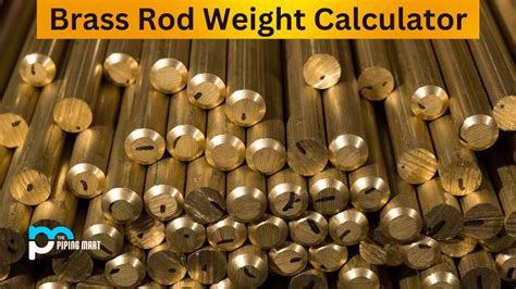 brass round bar weight calculator